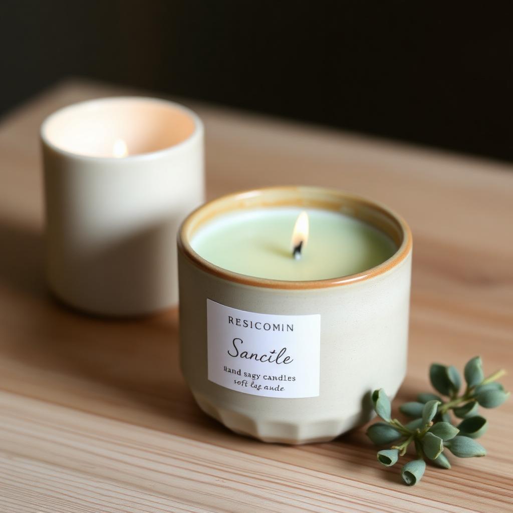 Ceramic Soy Candle